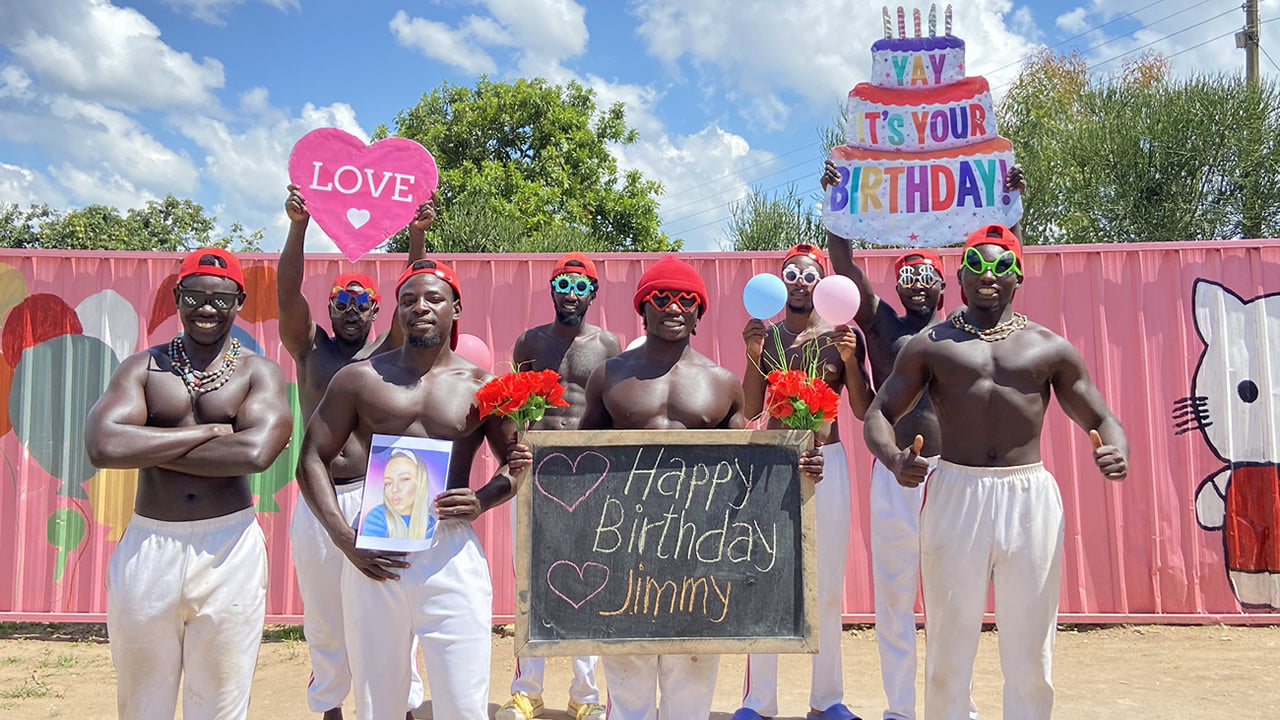 Afrikanisches Fitness Team